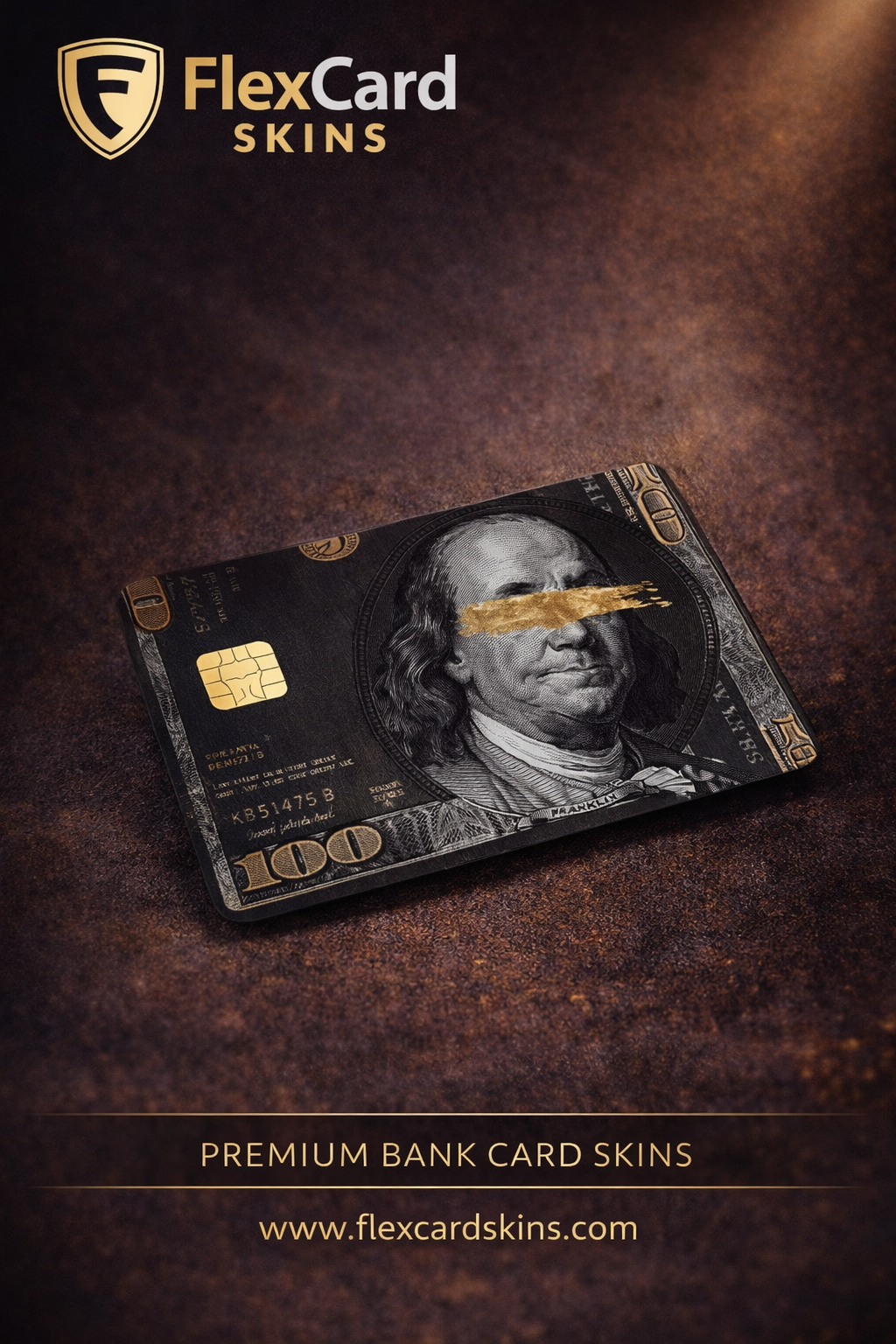 π³ Black Gold Dollar Card Skin