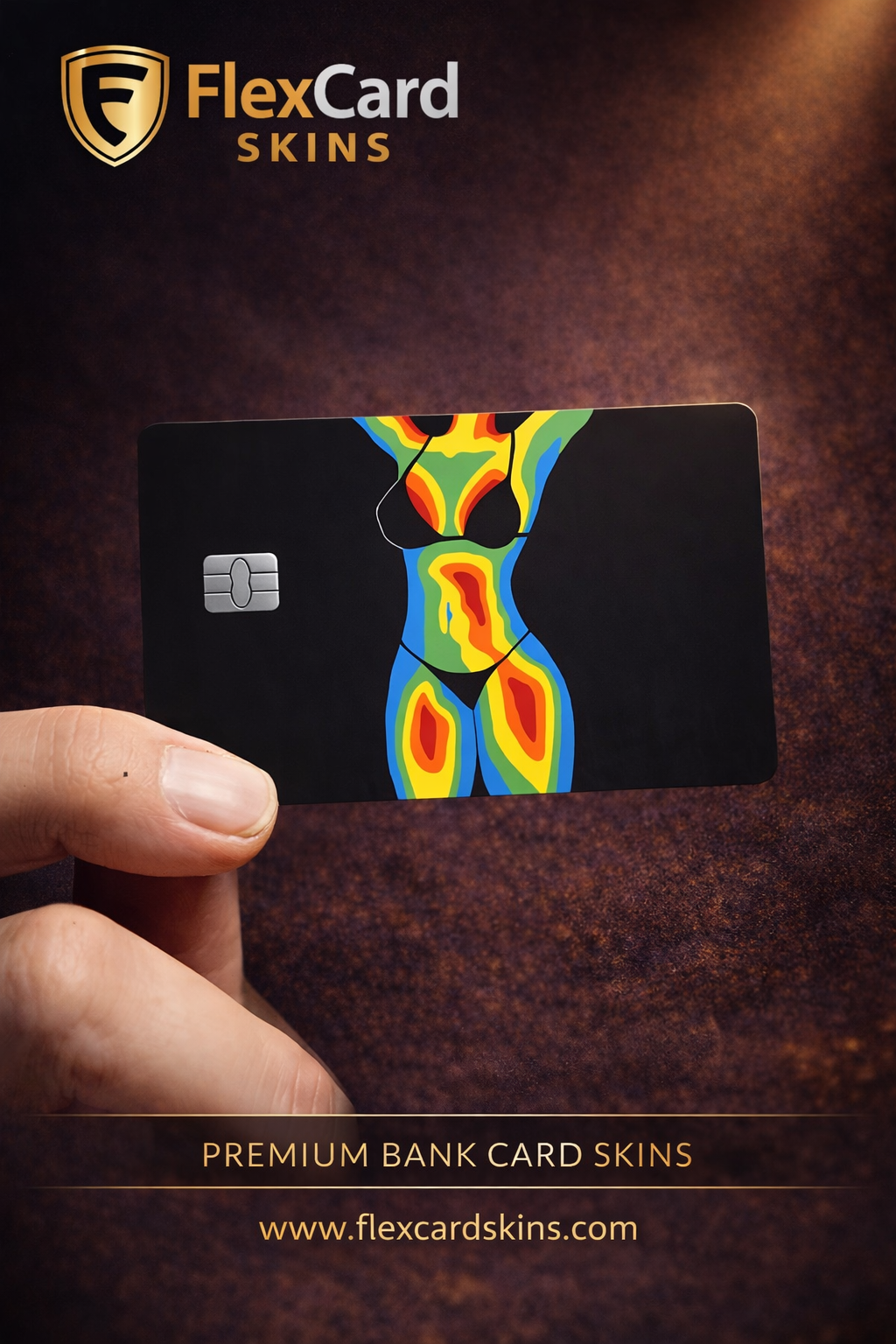 π³ Thermal Heat Design Bank Card Skin