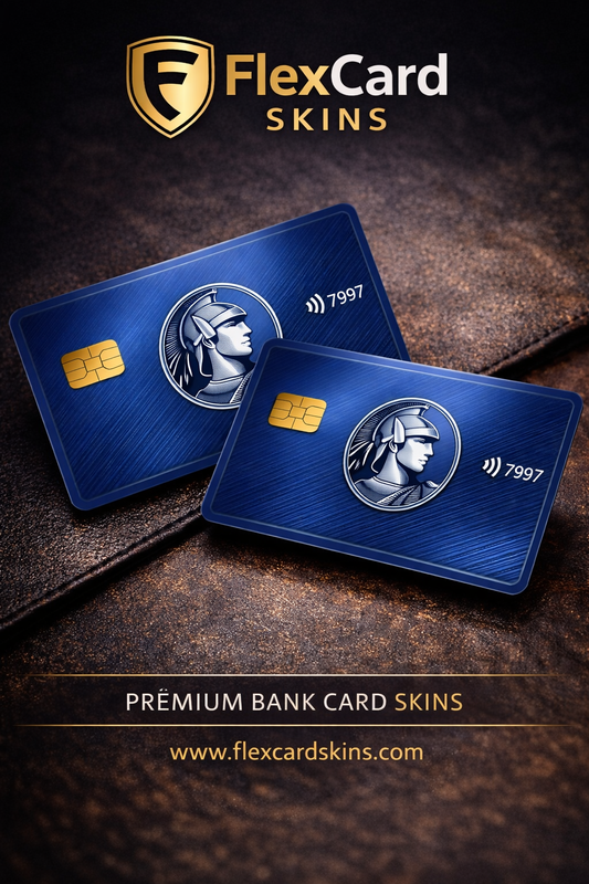 💳 Royal Blue Premium Card Skin – FlexCard Skins