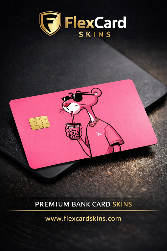 💳 Pink Panther Bank Card Skin – FlexCard Skins